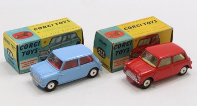 Lot 1165 - Corgi Toys 2 boxed Mini models comprising No....