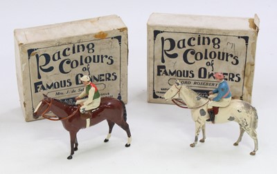 Lot 2061 - Britains Racing Colours boxed group of 2...