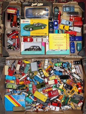 Lot 1549 - Two trays of mixed modern issue diecast to...