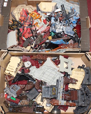 Lot 1601 - Two trays of Mega blocks to include Dragon and...
