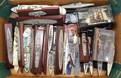 Lot 1620 - A quantity of pewter and diecast white metal...