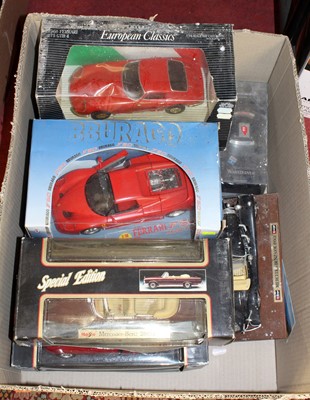 Lot 1659 - One tray of mainly 1/18 scale diecast vehicles