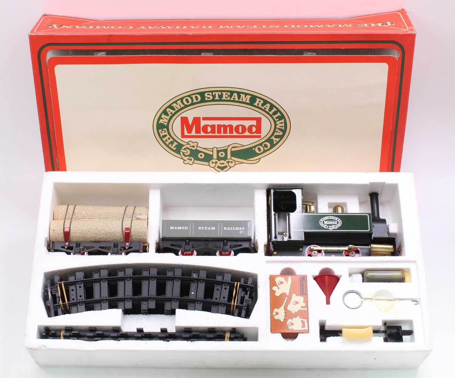 Lot 1 - Mamod RS1 Live Steam Train Set, comprising of...