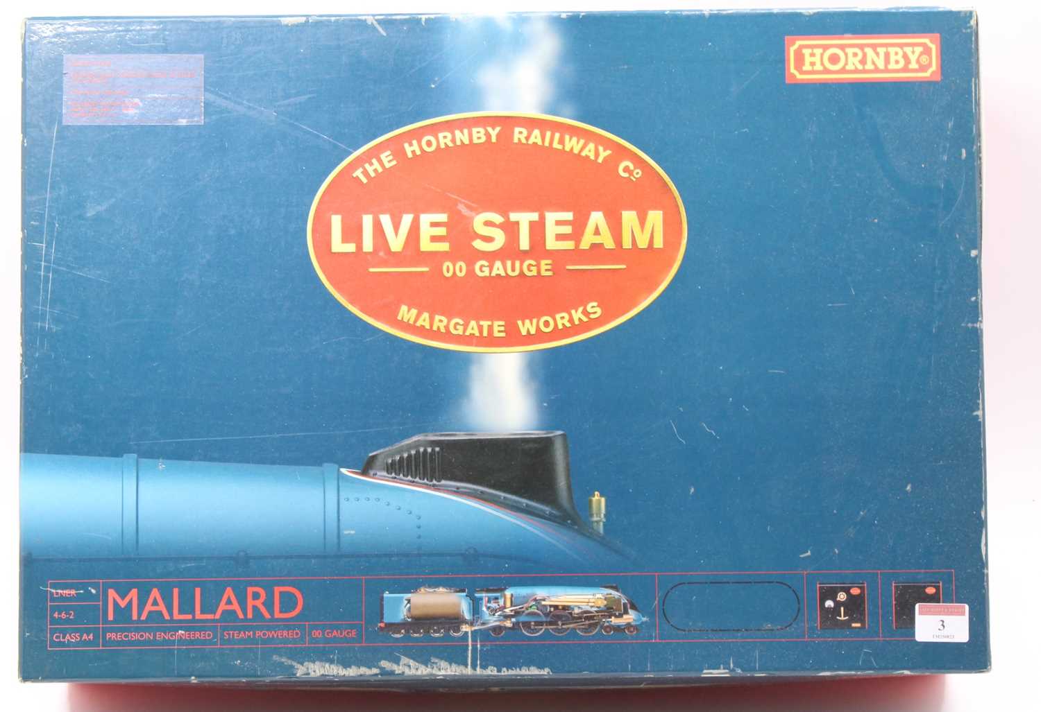 Lot 3 - A Hornby live steam 00 gauge boxed Mallard...