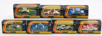 Lot 1335 - Corgi Toys Whizzwheels boxed group of 7, with...