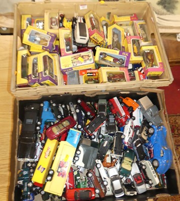 Lot 1667 - 2 trays of mixed modern issue boxed and loose...