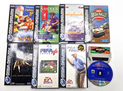 Lot 1950 - A group of 7 Sega Saturn console games...