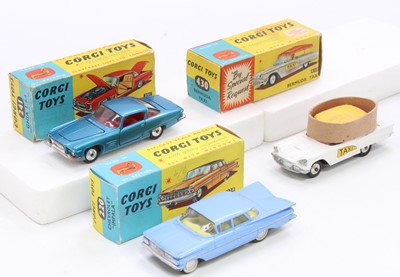 Lot 1138 - Corgi Toys boxed model group of 3 comprising...