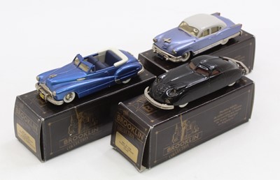 Lot 896 - 3 Brooklin 1:43 Collection American cars to...