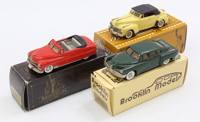 Lot 899 - 3 Brooklin Models 1:43 to include: BRK.2X 1948...