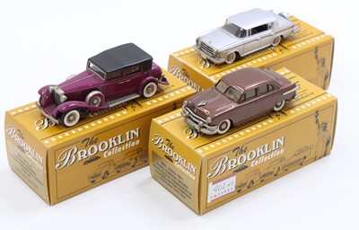 Lot 902 - 3 Brooklin Models 1:43 to include: BRK.59 1957...