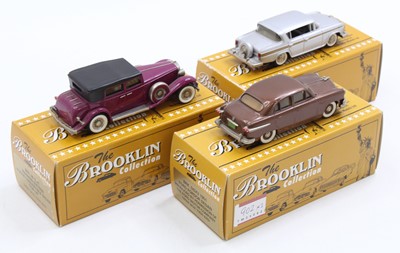Lot 902 - 3 Brooklin Models 1:43 to include: BRK.59 1957...