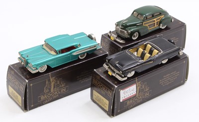 Lot 903 - 3 Brooklin Models 1:43 to include: BRK 50 1948...