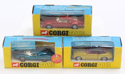 Lot 1133 - Corgi Toys Golden Jacks and New Whizzwheels...