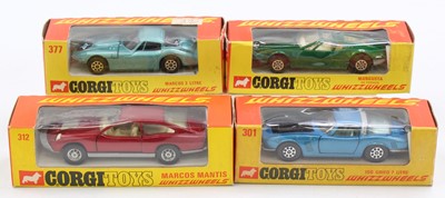 Lot 1129 - Corgi Toys Whizzwheels boxed group of 4...