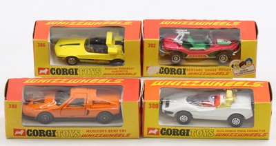 Lot 1124 - Corgi Toys Whizzwheels boxed model group of 4...