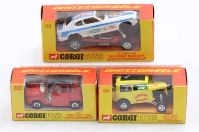 Lot 1126 - Corgi Toys Whizzwheels boxed model group of 3...