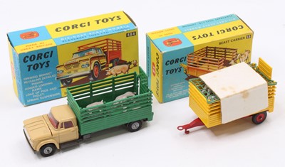 Lot 1167 - Corgi Toys boxed farming group of 2 comprising...