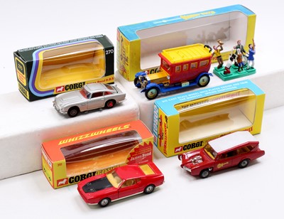 Lot 1199 - Corgi Toys TV and Film related model group of...