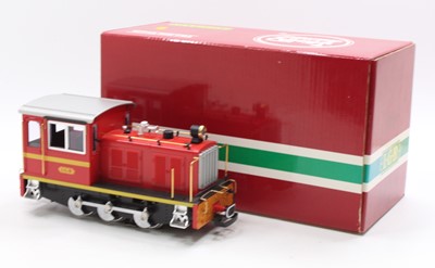 Lot 261 - LGB 21620 G scale 45mm red diesel shunter with...