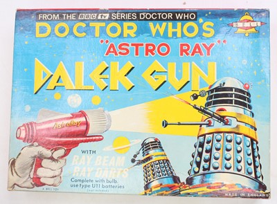 Lot 1886 - Bell toys Doctor Who's "Astro Ray" Dalek gun,...