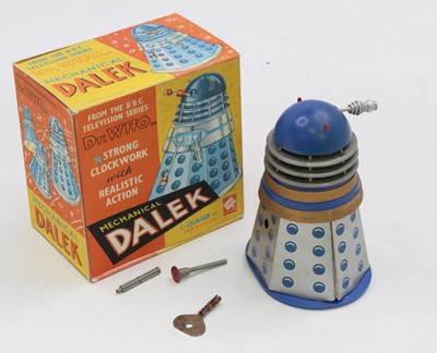 Lot 1895 - Codeg Doctor Who clockwork mechanical Dalek,...