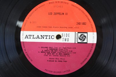 Lot 53 - Led Zeppelin, Led Zeppelin III Atlantic...