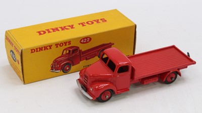 Lot 1397 - A Dinky Toys No. 422 Fordson Thames flat truck...