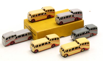 Lot 1408 - A Dinky Toys No. 29F observation coach trade...