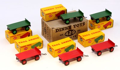 Lot 1415 - A Dinky Toys No. 429 trade box of six...