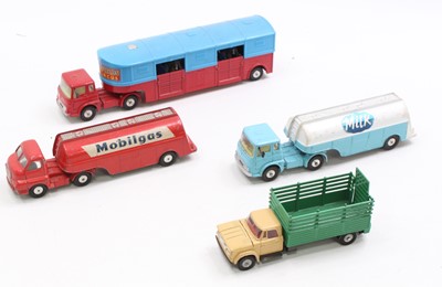 Lot 1319 - Corgi Toys mixed truck group of 4 comprising...