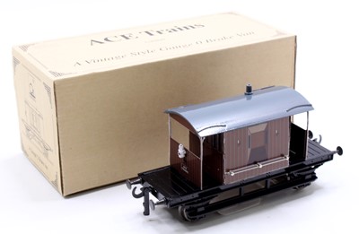 Lot 311 - ACE Trains G4/1L 0-gauge goods brake van,...