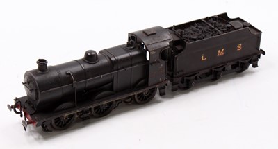 Lot 377 - Unidentified make 0-6-0 loco & tender, 3-rail...