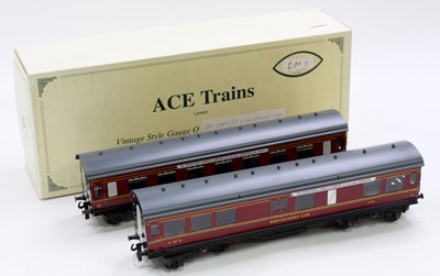 Lot 386 - Two ACE Trains LMS Stanier Main Line coaches,...