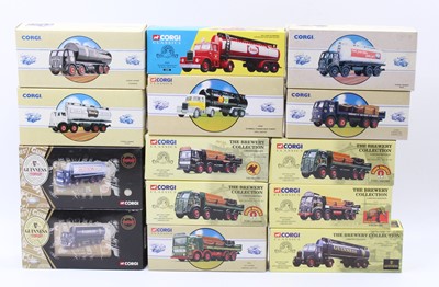 Lot 959 - 14 modern issue Corgi Classics road haulage...