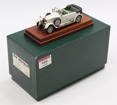 Lot 910 - Top Marques, 1/43rd scale white metal model of...