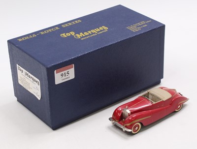 Lot 915 - Top Marques, 1/43rd scale white metal model of...