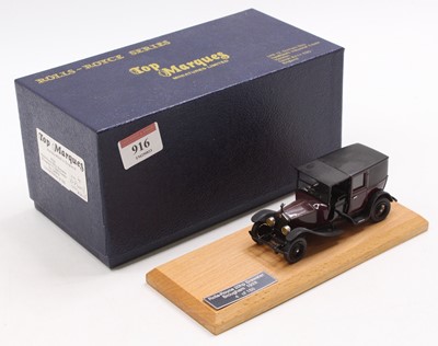 Lot 916 - Top Marques, 1/43rd scale white metal model of...