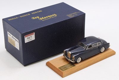 Lot 917 - Top Marques, 1/43rd scale white metal model of...