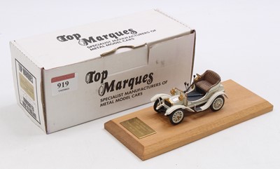 Lot 919 - Top Marques, 1/43rd scale white metal model of...