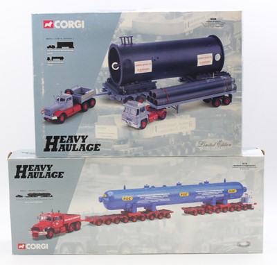 Lot 961 - Corgi Heavy Haulage 1/50th scale diecast group...