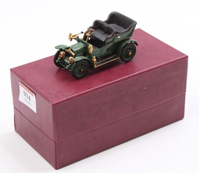 Lot 934 - Top Marques, 1/43rd scale white metal model of...