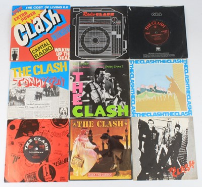 Lot 62 - The Clash, a collection of 7" vinyl to include...