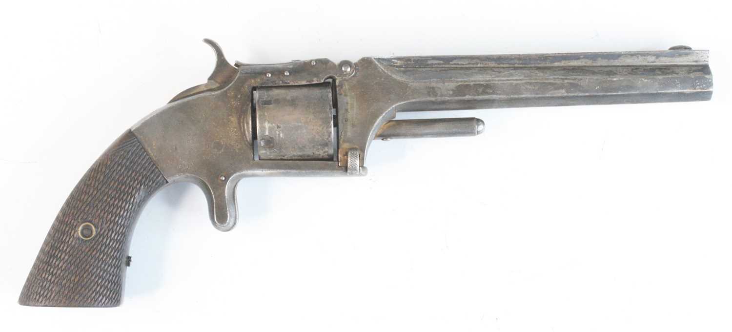 Lot 303 - A 19th century unmarked Smith and Wesson .32...