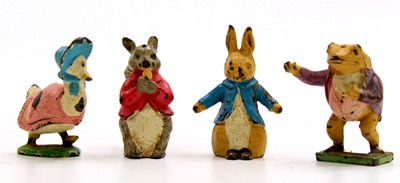 Lot 2051 - Timpo Beatrix Potter Set comprising Peter...