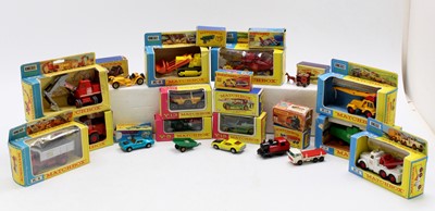 Lot 1532 - 2 trays containing a collection of Matchbox...