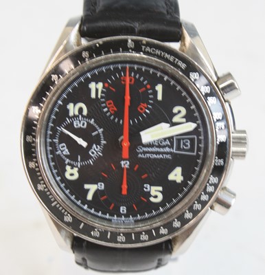 Lot 2304 - A gents stainless steel Omega Speedmaster...