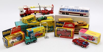 Lot 1463 - A collection of Dinky and Corgi Toys, with...