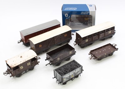 Lot 293 - Eight goods wagons: 5 x Hornby SR – No.2...