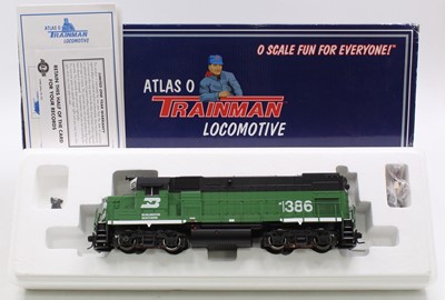 Lot 297 - Atlas 0-gauge Trainman GP15 Bo-Bo loco item...